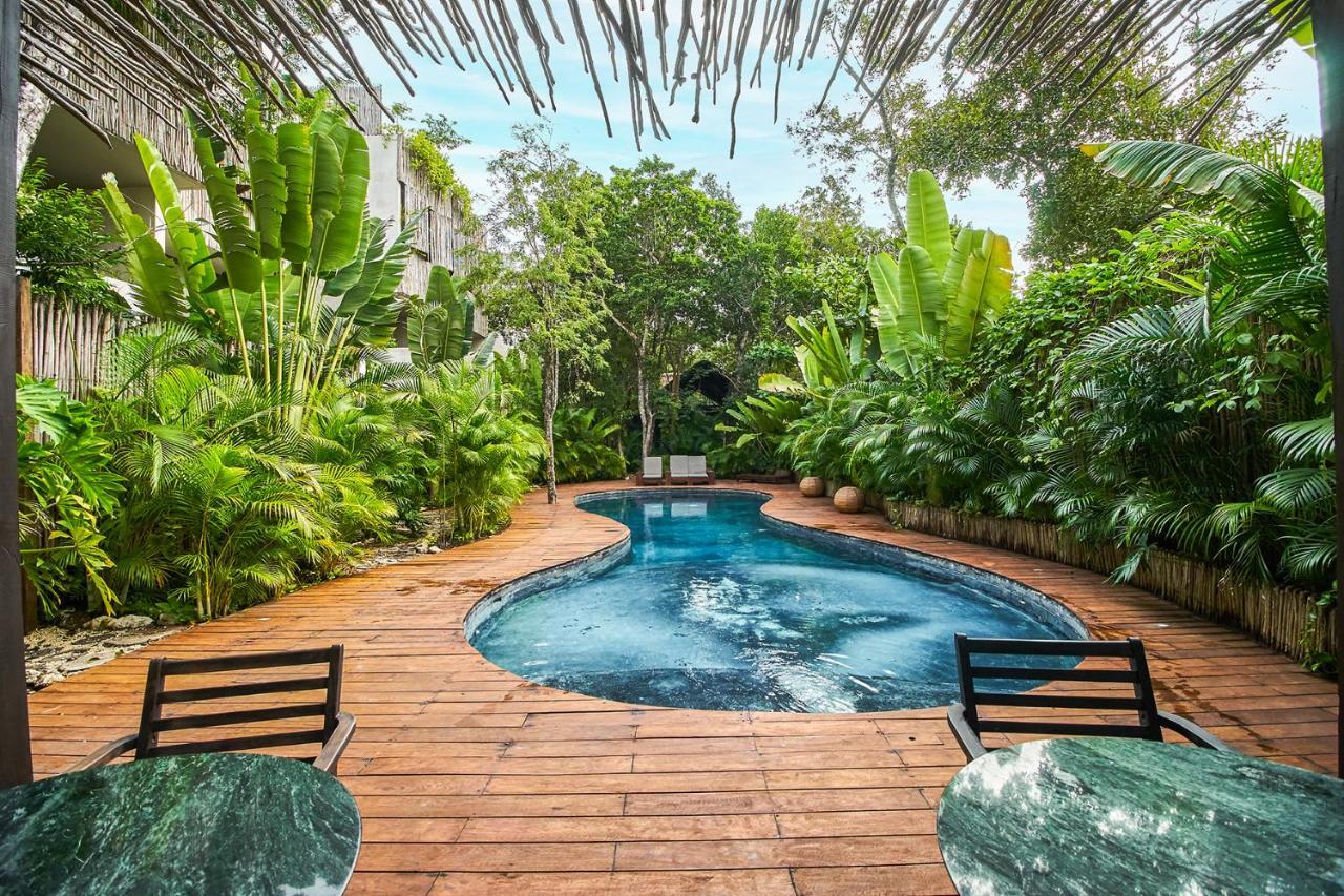 Eco-Chic Design Condos Wrapped In Nature'S Elements By Stella Rentals Tulum Exteriör bild